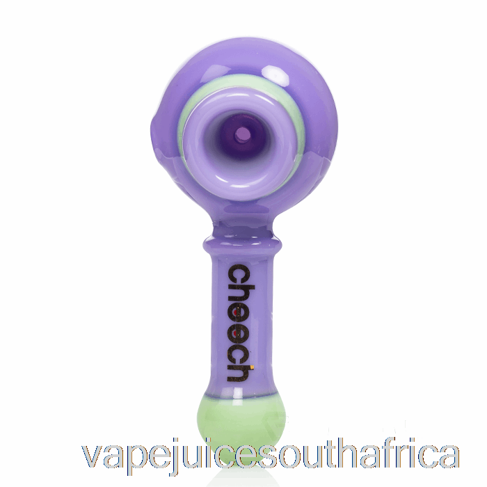 Vape Juice South Africa Cheech Glass Dual Spoon Pipe Purple / Green